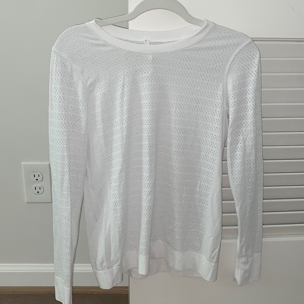 Lululemon White Long-sleeve